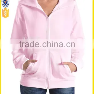 Wholesale Bulk Hoodies, Plain Hoodies for Women High Quality Zipper-up Hoodies thumbnail-1