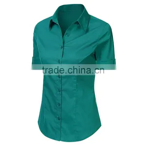 2016 Fashion Business Shirts for Ladies Office Women Working Shirts thumbnail-1