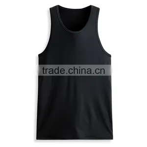 Wholesale Manufacturer Custom Bodybuilding Ribbed Mens Gym Tank Top thumbnail-6