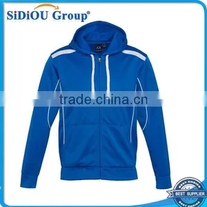 Fashion Good Quality Fleece Jacket With Full Zipper and Hood thumbnail-1