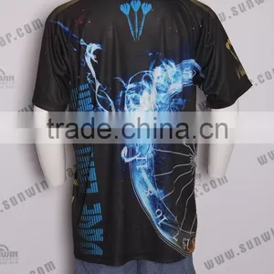 Athletic Colorful Sublimated Darts Jersey Quick Dry Custom Darts Shirt thumbnail-6
