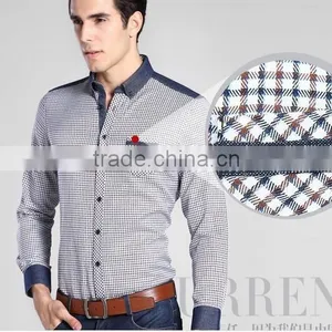 Non Iron Men's Shirt Conttrast Pocket thumbnail-1