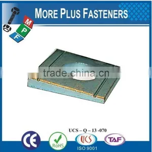Made in Taiwan DIN 434 Square Taper Washers for U Sections Zinc Plated thumbnail-3