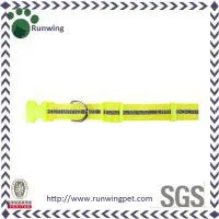 Reflective Stripe Nylon Dog Collar, Beautiful, Durable and Economy! thumbnail-1