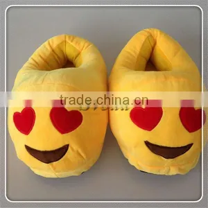 Hot Selling Plush Slipper Emoji Splipper Wholesale Price Plush Soft Toy Slippers thumbnail-2
