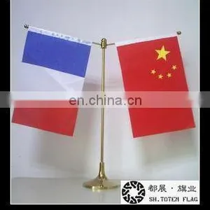 Plastic Flagpole Material and Printed Type Plastic Table Flags thumbnail-1