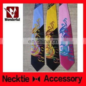 Top Level Best Selling Purple Shirt Print Necktie thumbnail-5