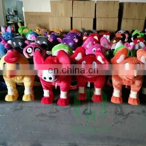 Hot Sale Coin Operated Riders In Car Motorized Plush Riding Animals Stuffed 2016 Zoo Animal Scooter Electric Animal Ride On Toys thumbnail-1