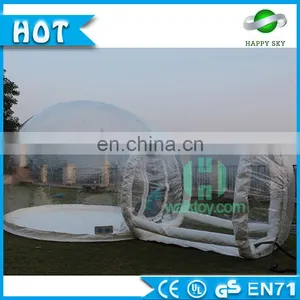 Pomotion!! Inflatable Transparent Tentromantic ,bubble Tent for Party ,camping Inflatable Clear Multi-room Tent thumbnail-4