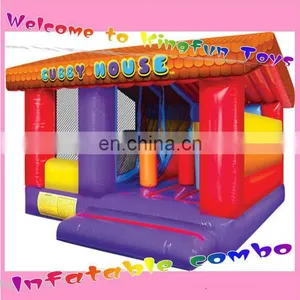 Cubby House Inflatable Slide Combi thumbnail-1
