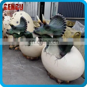 Children Park Cute Dinosaur Egg Fiberglass Dinosaur Baby thumbnail-2