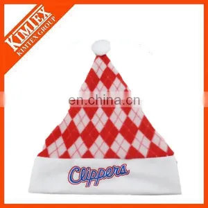 Wholesale Cheap and Hot Selling Fleece Santa Hat thumbnail-1