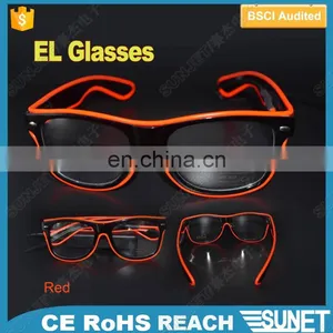 Music Party Favor Neon Light Sound Activated LED Glow Bracelets and Glasses thumbnail-2
