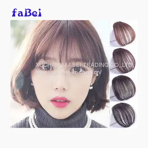 Hot Beauty Human Hair Fringe With Clips, Hair Bang thumbnail-1