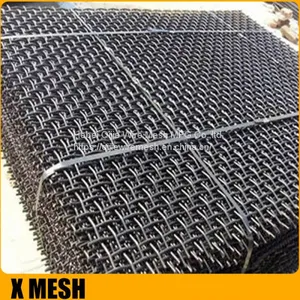 Square Hole Crimped Wire Mesh Hooked Screen Mesh/vibrating Screens Mesh thumbnail-4