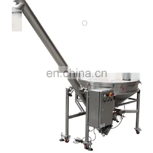 Factory Custom Vertical Bulk Hopper Vibrator Inclined Powder Screw Conveyor Loader Machine thumbnail-2