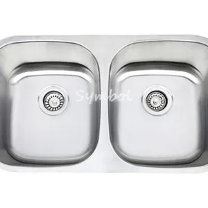 CUPC 50/50 Double Bowl Undermount Stailess Steel Sink thumbnail-1