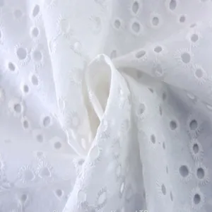 Voile Embroidered Cotton Fabric thumbnail-3