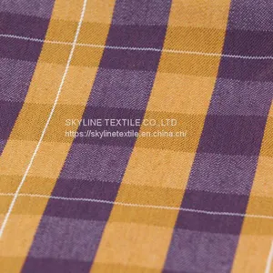 Colored Plaid Twill Fabric Plaid Twill Fabric Manufacturer Colored Twill Fabric thumbnail-2