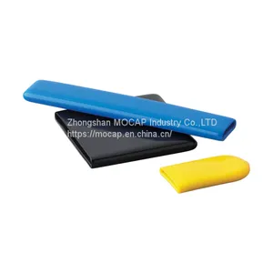 Valve Plastic Vinyl Rubber Flat Rectangular Handle Bar Grips FVG Series thumbnail-2