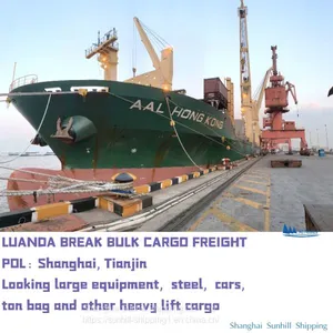 Shanghai to Luanda Break Bulk Cargo Ocean Freight Angola Project Cargo Shipping thumbnail-1