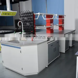 Laboratory Furniture Island Table Workbench Meet SEFA 8M thumbnail-4