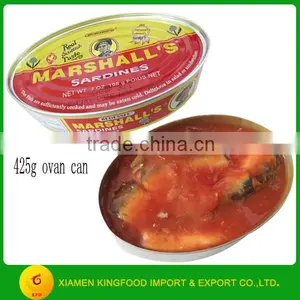 198g Oval Can Sardine in Tomato Sauce thumbnail-3