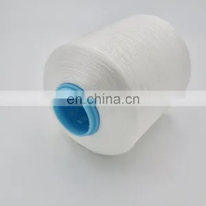 China Factory High Quality Polyester Thread Filament Heat Set Raw White Polyester Sewing Thread Whole thumbnail-2