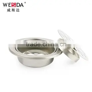 Wesda Hot Sale Stainless Steel Mirror Polished Floor Drain thumbnail-3
