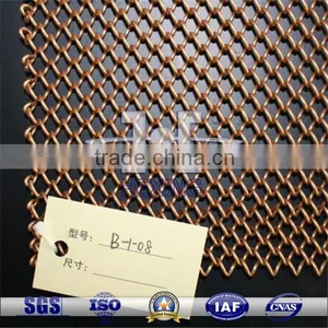 1.2mm Diameter Decorative Metal Wire Mesh Coil Drapery thumbnail-1