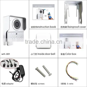 Remote Unlock Wireless WIFI Video Door Phone New Edition WIFI-602 With Rainproof Cover Including A Small Wireless Separate Bell thumbnail-5