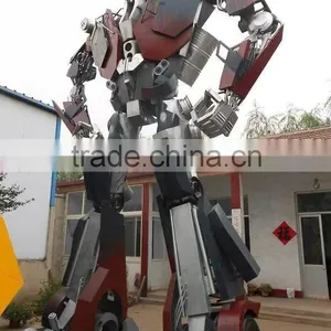 Ironhide Large Outdoor Sculpture Cartoon Figure Iron Man Sculpture for Public Plaza Exhibition Celebration thumbnail-1