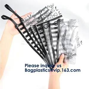 Zipper File Bags File Holders With Grid Travel Pouch as Multipurpose Organizer - Clear Mesh Weatherproof Protection thumbnail-3