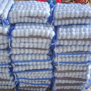 Manufacturer Leno Mono Net Bags PE Leno Vegetable Mesh Bag Pe Monofilament garlic Mesh Bags 40kg 50kg thumbnail-5