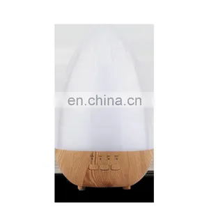 Hot Selling Portable Air 7 Color Led Light Wooden Base Humidifier Aroma Diffuser 120ml thumbnail-2