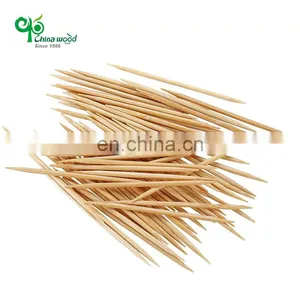 Yada Manufacture Bamboo Toothpick Bulk Eco-friendly Biodegradable Double Point Bamboo Wooden Toothpick thumbnail-1