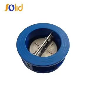 Ductile Iron Wafer Type Double Disc Butterfly Check Valve thumbnail-1