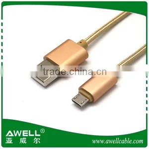 2016 Mobile Phone Micro Usb Nylon Braided Data Cable For Samsung,iPhone 5 Cable thumbnail-2