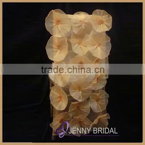 C002A JennyBridal Custom Chair Cover With Crochet Flower thumbnail-1