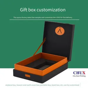Customized Packaging Boxes, Exquisite Gift Boxes, Tea Packaging Design, Cardboard Book-type Top-and-bottom Lid, Color Printing Factory thumbnail-2