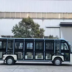 Dear Customer: we Carefully Recommend a 23-seater Enclosed Sightseeing Electric Vehicle With Air Conditioning and Full Glass Doors for Scenic Spots. thumbnail-3