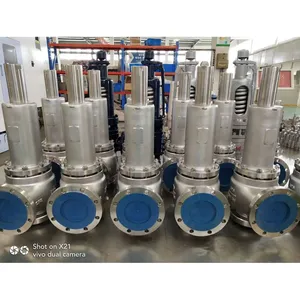 Safety Valves 10 Bar to Use With AIR Flange Connections DN50 DN100 DN150 DN300 PN16 Stainless Steel Safety Valve thumbnail-6