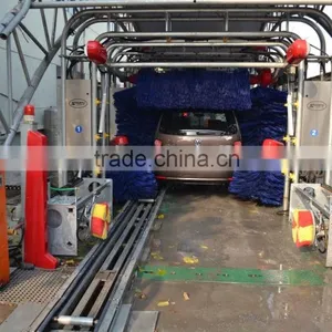 12Brushes Tunnel, Brush Car Wash, Tunnel Car Wash Equipment GT-R800 49000USD 12Brushes Wheel Wash Chassis Washing Polish thumbnail-3