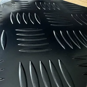 Black Aluminum Diamond Plate 0.025