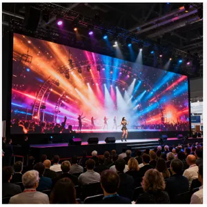 Outdoor Rental Mobile LED Full Video Panel Display Screen Backlit Building Display Screen Concert AC Power Supply thumbnail-4