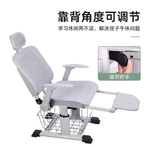 Midday Break Multi-functional Desk and Chair Set for Middle School Students' Study Classes, Home Use, Can Sleep, Foldable and Adjustable thumbnail-2