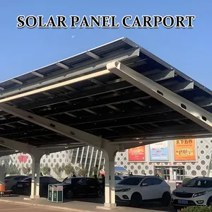 Solar Carport Mounting Structure for Industrial Park Parking Lots thumbnail-2