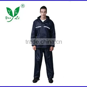Fishing Gear Reflective Thickened Rainwear With a Pocket for Men thumbnail-1