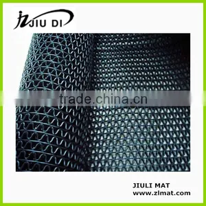 Anti-slip Black Color PVC "S" Type Mat, Home Mat, Swimming Pool , Stadium and Gym Mat thumbnail-1
