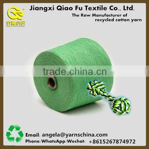 OE Recycled Polyester Cotton Blend Yarn Pet Rope Yarn Handmade Pet Toys thumbnail-2